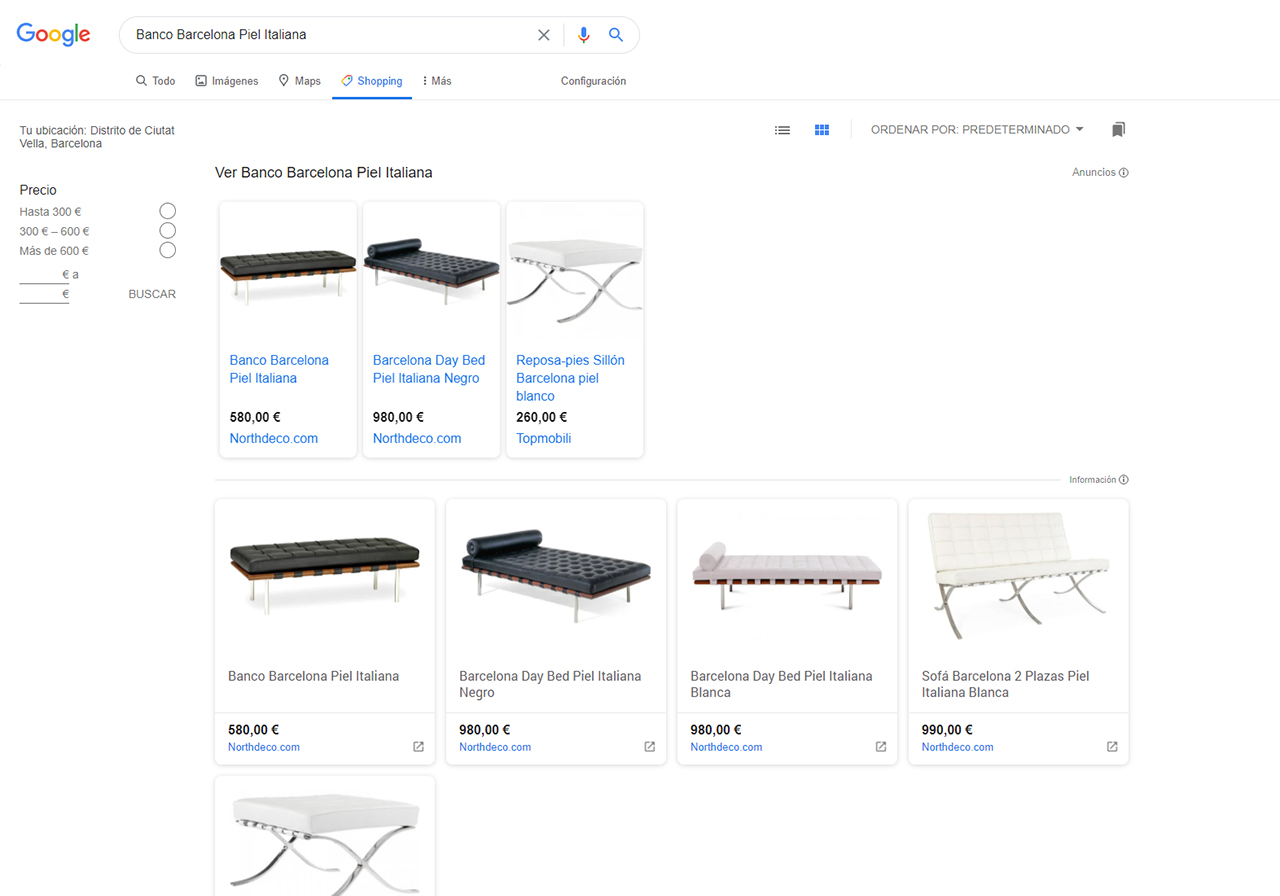 google shopping seo